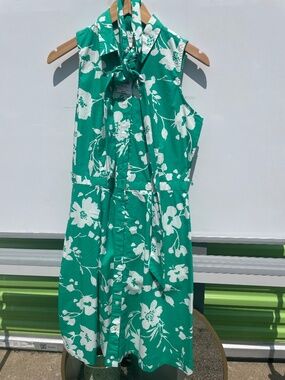 J. Crew Sleeveless Summer Shirt Dress